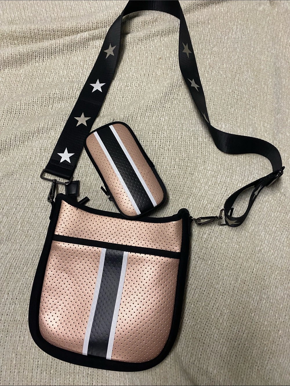 Haute Shore Crossbody Bag with Star-Accent Strap
